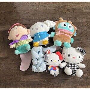 Plush Toy Hello Kity Dumbo Ty Etc Lot Of 6